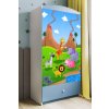 Kocot kids Detská skriňa Babydreams 90 cm safari modrá