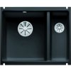 Drez Blanco SUBLINE 350/150 U INFINO KERAMIKA ČERNÁ DŘEZ VLEVO BEZ EXCENTRU - 523747
