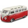 Bburago 1:32 Volkswagen Van Samba Red-White