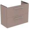 Ideal Standard i.Life S - Skrinka pod umývadlo, 80x38x63 cm, 2 zásuvky, matná béžová T5295NH