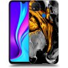 Picasee silikónový prehľadný obal pre Xiaomi Redmi 9C - Black Gold