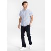 Gap nohavice modern khaki in straight fit Flex tmavo modrá