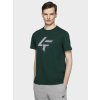4F pánske tričko H4L21-TSM010 dark green