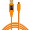 Kábel USB A - mini USB B Tether Tools CU5451 4,6 m oranžový