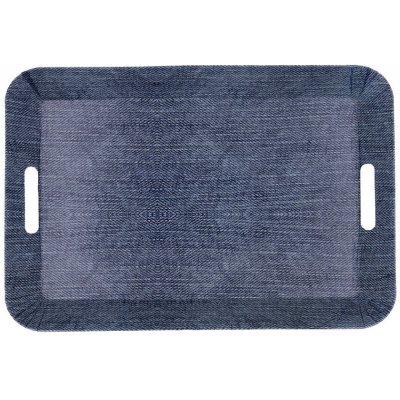 Quid Raňajkový podnos Habitat Modrá Plastické S úchytkami Denim 37x27x4,5 cm