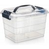 Vilard Box úložný 8,5 l, 31 x 24 x 21cm veko klip madlo