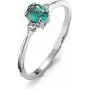 Blink-Blink Diamantový prsteň so Smaragdom 2210BSmDG