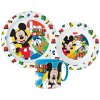 Stor · Detská sada plastového riadu Disney - Mickey Mouse s hrnčekom - 3 diely