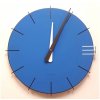 Dizajnové hodiny 10-019 CalleaDesign Mike 42cm (viac farebných verzií) Farba svetlo modrá klasik-74 - RAL5012