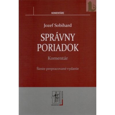 Správny poriadok Sobihard Jozef