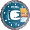 Extol Industrial 8703042 - Kotúč rezný diamantový Turbo Thin Cut, 125mm, suché aj mokré rezanie