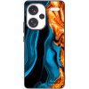 Picasee silikónový čierny obal pre Xiaomi Redmi Note 13 Pro+ 5G - Gold blue