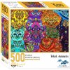 Brain Tree Puzzle Kmeňové zvieratá 500 dielikov