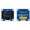 1,3 "palcový I2C IIC OLED LCD modul, 4 piny (s VCC GND) modrý