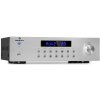 Auna AV2-CD850BT, 4-zónový HiFi stereo zosilňovač, 8 x 50 W RMS, bluetooth, USB, strieborný (AV2-CD850BT)
