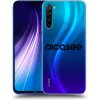 Picasee silikónový prehľadný obal pre Xiaomi Redmi Note 8 - Picasee - new logo - black