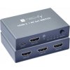 AV Techly Techly adaptér 3-port HDMI 2.1 8k*60Hz 3x1 s IR dálkovým ovládáním
