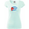 Kuba vlajka - Pure dámske tričko - M ( Frost )