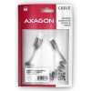 AXAGON BUCM-AM20TB, TWISTER kabel USB-C - USB-A, 1.1m, USB 2.0, 3A, ALU, tpe, černý (BUCM-AM20TB)