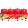 Tradičná parafínová sviečka Christmas spices Bartek Candles 4 ks