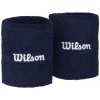 Potítko Wilson, U TERRY LOGO WRISTBANDS tmavo modrá,Biela, UNI