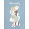 Albi Hrací přání do obálky K svatbě Novomanželé se objímají Navždy Kristina 14,8 x 21 cm