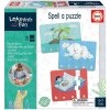 Náučná hra pre najmenších Spell a Puzzle Educa Učíme sa anglické slová s obrázkami 76 dielov od 5 rokov