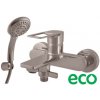 Vaňová batéria RAV SLEZÁK Nil so sprchovacím setom 150 mm metal grey NL254.5/1MGL