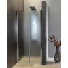 AQUALINE - PILOT otočné sprchové dvere dvojkrídlové 1000mm PT102