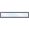 Plastové okno fixné zasklenie ARON Basic biele/antracit 1450 x 550 mm (neotvárateľné)