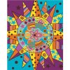 Zuty – Maľovanie Podľa Čísel – Slnko 2 (Jonna James), 80 × 100 cm, Plátno + Rám 8596530220831