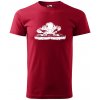 Sablio Tričko s potlačou pro DJ Pán pultu - červené 2XL
