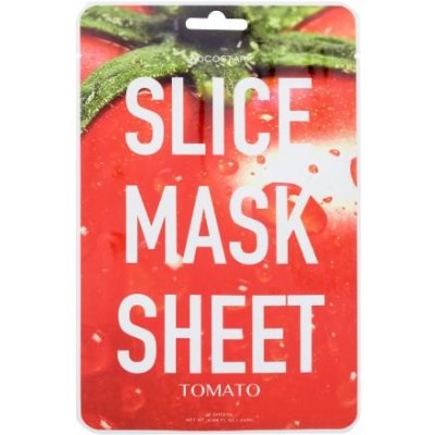 Kocostar Slice Mask Tomato regeneračná a obnovujúca pleťová maska 20 ml pre ženy