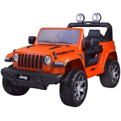 Joko Elektrické autíčko JEEP Wrangler, 4x45W, 2,4 GHz dialkové ovládanie, oranžová