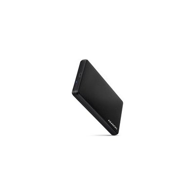 AXAGON EE25-SLC, USB-C 3.2 Gen 1 - SATA 6G 2.5" SLIDE box, bezšroubkový, černý, Čierna