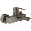 Vaňová batéria GROHE Lineare bez sprchového setu 150 mm kartáčovaný Hard Graphite 33849AL1