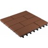 WPC dlaždice G21 Samoa Cherry 2,3 x 30 x 30 cm, 63910012