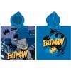 Carbotex DETSKÝ BAVLNENÝ PONČO UTERÁK S KAPUCŇOU BATMAN 50 x 115 cm VZOROVANÝ