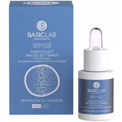 Basiclab Esteticus Revitalizácia a upokojenie hydratačné sérum s ectoínom 4% aminokyselinami a beta-glukánom 15 ml