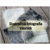 Umelá kožušina, čierna, 50 mm vlas vzorka kožušiny: 10 x 10 cm