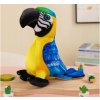 Plyšová Hračka Plyšový Papagáj Žltý 20 cm