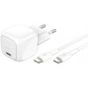 Belkin napájecí adaptér 30W USB-C + kabel USB-C -> USB-C WCA008kq1MWH-B6