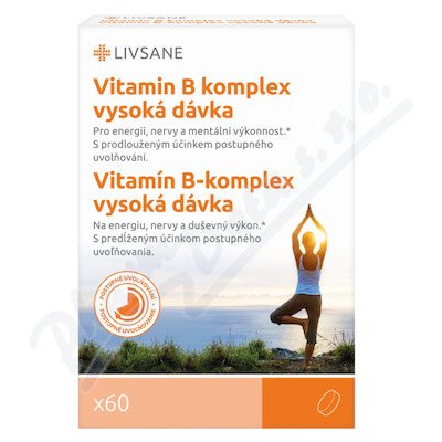 Livsane Vitamín B komplex 60 tabliet