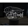 Beling 3D lampa,Helicopter armee,16 farebná ULA47