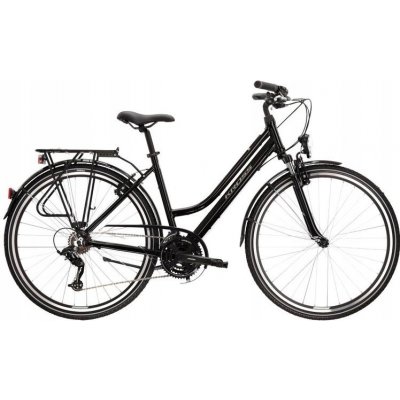 Trekingový bicykel Kross Trans 2.0 rám 17 palcov koleso 28 " čierna