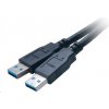 Akasa AK-CBUB15-15BK USB 3.0 kábel A - USB 3.0 Ping header, 150cm, černý