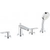 Grohe BauLoop - Batéria na okraj vane, 4-otvorová inštalácia, chróm 2511900A
