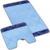 Bellatex Bany Paprsek modrý 60x100 + 60x50 cm