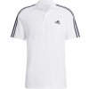 adidas ESSENTIALS PIQUÉ EMBROIDERED SMALL LOGO 3-STRIPES POLO SHIRT Pánske polo tričko, biela, S