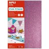 Agipa Pena EVA A4 Biele, čierne, červené a modré trblietky, 4 listy